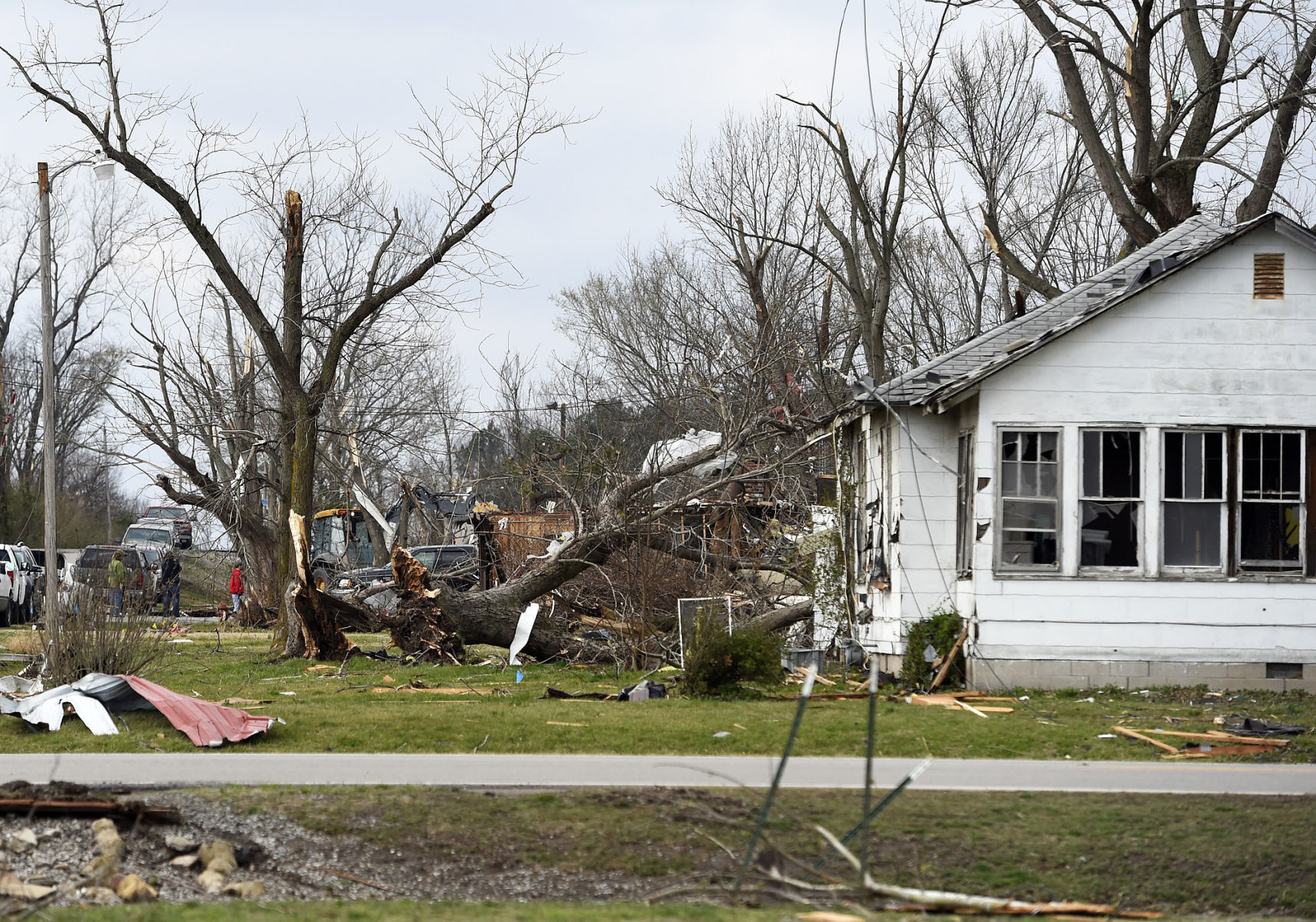 Elkville tornado damage